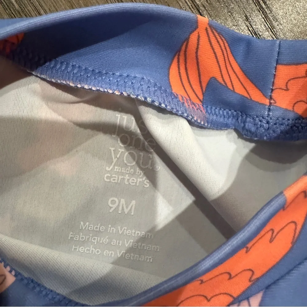 *SWIM SALE* Girls‎ infant Rashguards Swim top set 6-9 mo